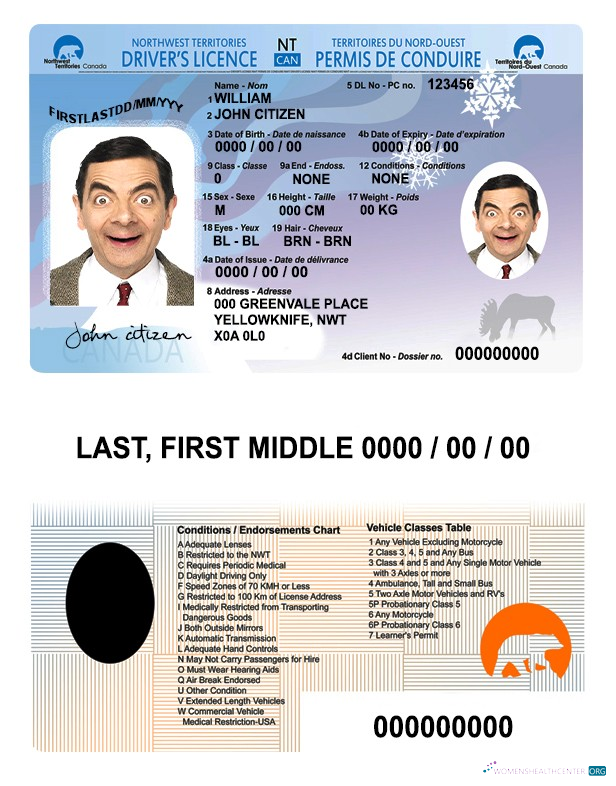 download Canada Northwest Territories driver’s license